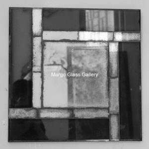 MG 013073 Square Wall Mirror black 40×40