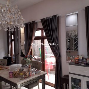 MG 065035 Bevel Mirror Panjang 40 x 120 cm Ruang Makan