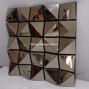 MG 065042 Motif 3D Brown Uk 120 x 120 cm