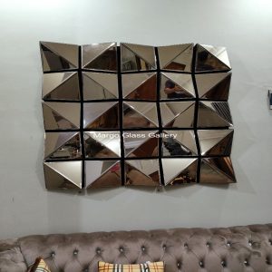 MG 065042 Motif 3D Brown Uk 120 x 120 cm