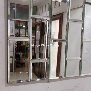 MG 065046 beveled mirror persegi panjang uk 60 cm x 60 cm