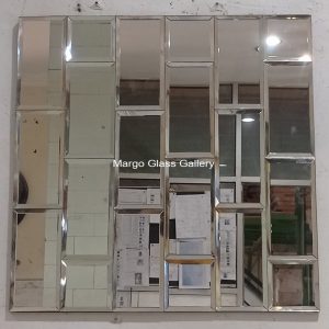 MG 065046 beveled mirror persegi panjang uk 60 cm x 60 cm