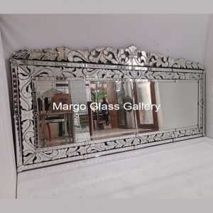 MG 080056 LONG FULL EDGE Uk 200×100 cm – Handcrafted handcrafted mirror premium quality glass with ornate frame handcrafted in Indonesia