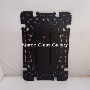 MG 080081 venetian mirror 120x80cm batik – Classic venetian mirror hand-etched glass with ornate frame handcrafted in Indonesia
