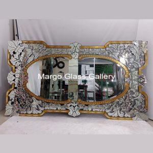 Venetian Mirror Batik Frame Gold MG 080083