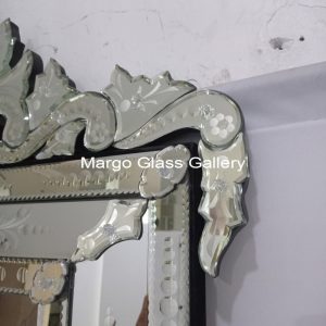 MG 080084 Large rectangular Uk 210×100 cm – Premium handcrafted mirror premium quality glass with ornate frame handcrafted in Indonesia
