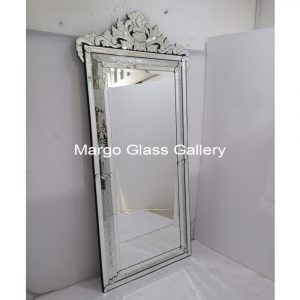 MG 080084 Large rectangular Uk 210×100 cm – Elegant handcrafted mirror premium quality glass with ornate frame handcrafted in Indonesia