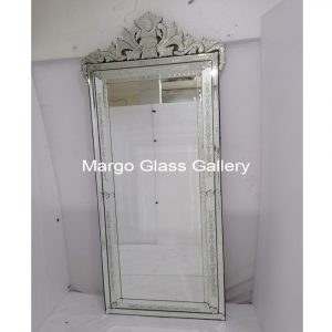 MG 080084 Large rectangular Uk 210×100 cm – Classic handcrafted mirror premium quality glass with ornate frame handcrafted in Indonesia