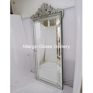 MG 080084 Large rectangular Uk 210×100 cm – Artisan handcrafted mirror premium quality glass with ornate frame handcrafted in Indonesia
