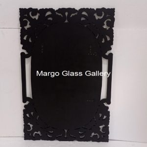 MG 080092 Venetian Mirror Batik Uk 120 cm x 80 cm – Handcrafted venetian mirror hand-etched glass with ornate frame handcrafted in Indonesia