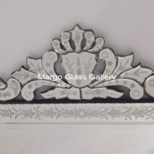 MG 080094 MG DECO mirror landscape uk 85 cm x 71 cm ( – Classic decorative mirror mirror premium quality glass with ornate frame handcrafted in Indonesia