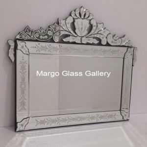 MG 080094 MG DECO mirror landscape uk 85 cm x 71 cm – Handcrafted decorative mirror mirror premium quality glass with ornate frame handcrafted in Indonesia