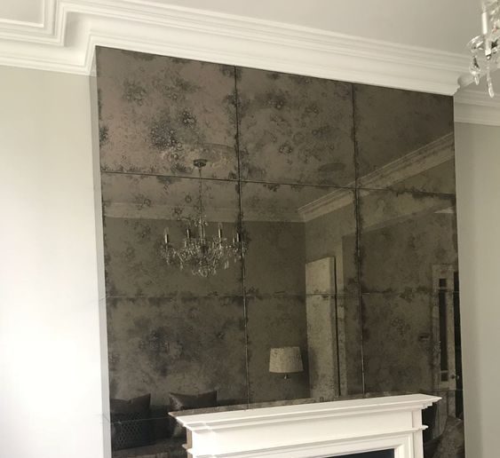 Antique Mirror Wall Panels Function For Home Decoration, More Charming and Functionalist