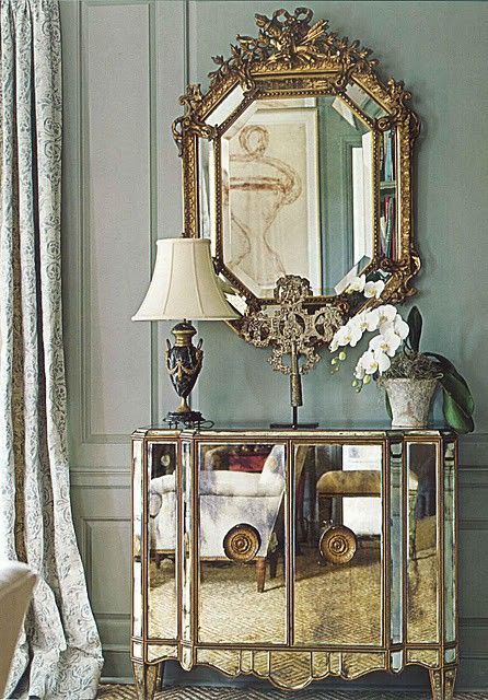 Antique Mirrored Mirror