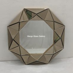 3D Wall Mirror Brown MG 004709