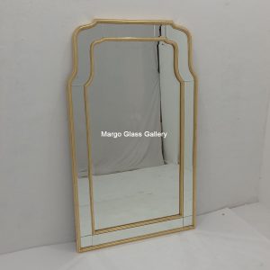 MG 004711 Wooden Wall Mirror Uk 150 x 90 cm – Handcrafted decorative mirror mirror premium quality glass with ornate frame handcrafted in Indonesia
