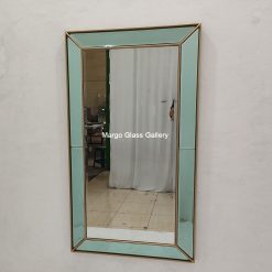 Rectangular Mirror Frame Green MG 004716