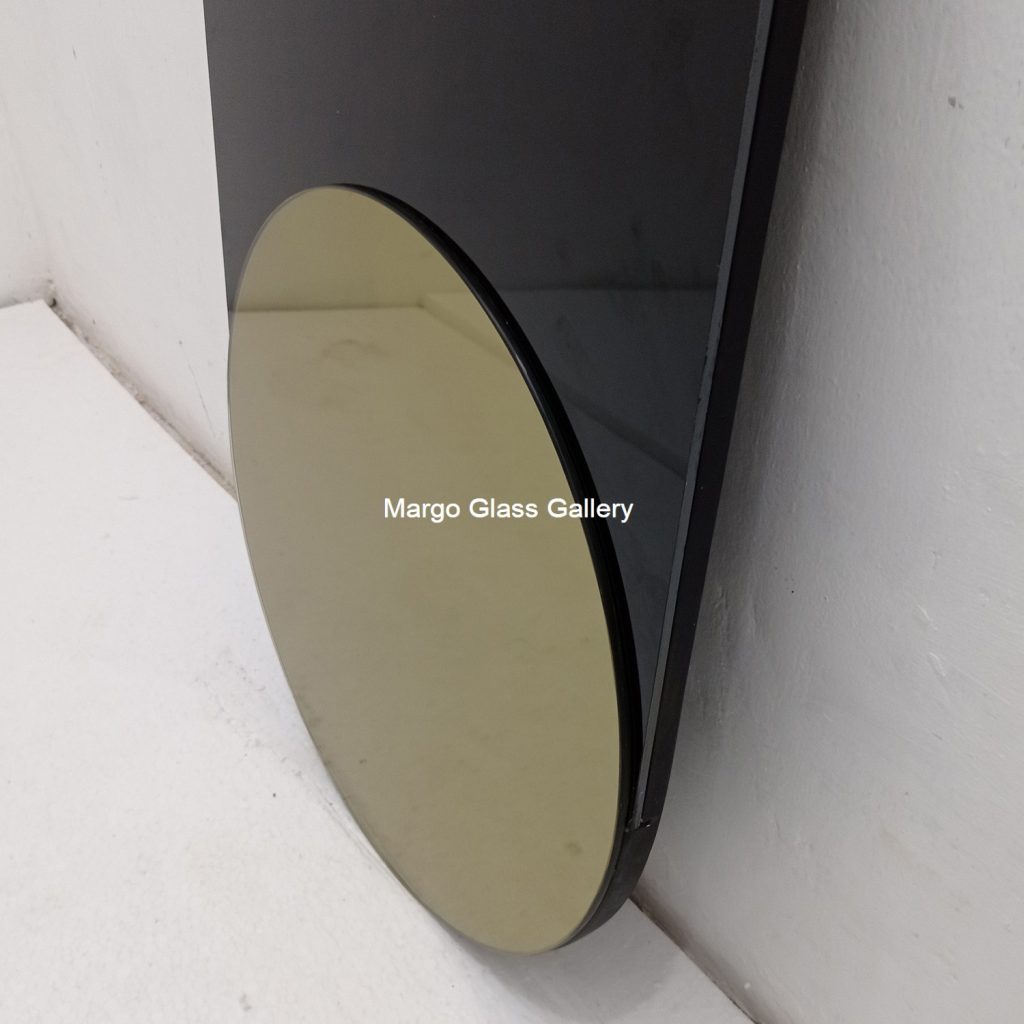 MG 004729 Modern Mirror Kapsul Uk 80 cm x 40 cm – Premium decorative mirror mirror premium quality glass with ornate frame handcrafted in Indonesia