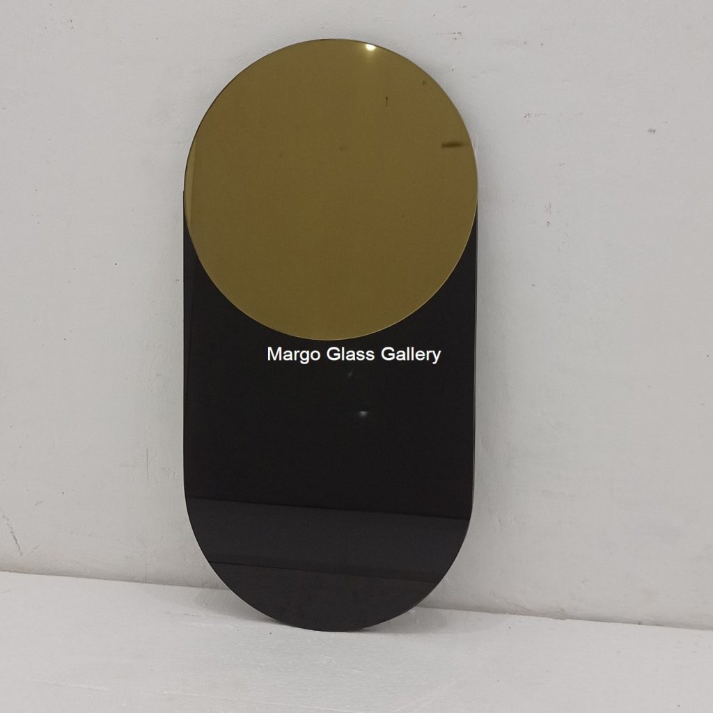 MG 004729 Modern Mirror Kapsul Uk 80 cm x 40 cm – Elegant decorative mirror mirror premium quality glass with ornate frame handcrafted in Indonesia