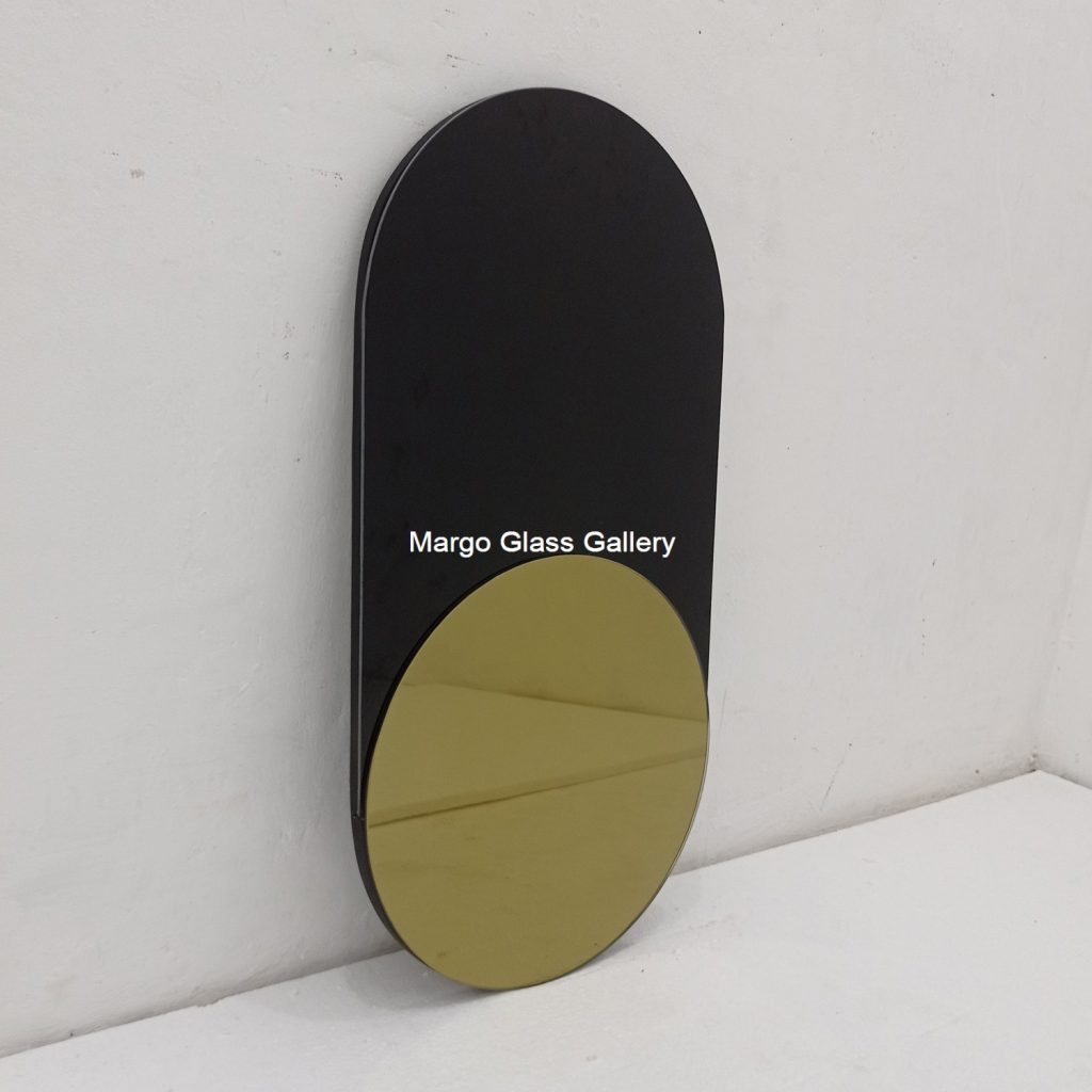 MG 004729 Modern Mirror Kapsul Uk 80 cm x 40 cm – Premium decorative mirror mirror premium quality glass with ornate frame handcrafted in Indonesia