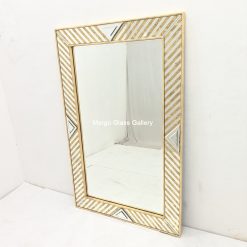 Modern Wall Mirror List Goldleaf MG 004734