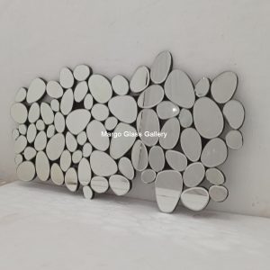 MG 004737 Bubble Modern Mirror Motif Batu Abstrak Uk 160 cm x 80 cm – Artisan decorative mirror mirror premium quality glass with ornate frame handcrafted in Indonesia