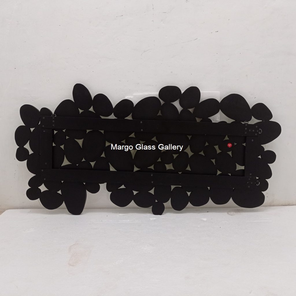 MG 004737 Bubble Modern Mirror Motif Batu Abstrak Uk 160 cm x 80 cm – Handcrafted decorative mirror mirror premium quality glass with ornate frame handcrafted in Indonesia