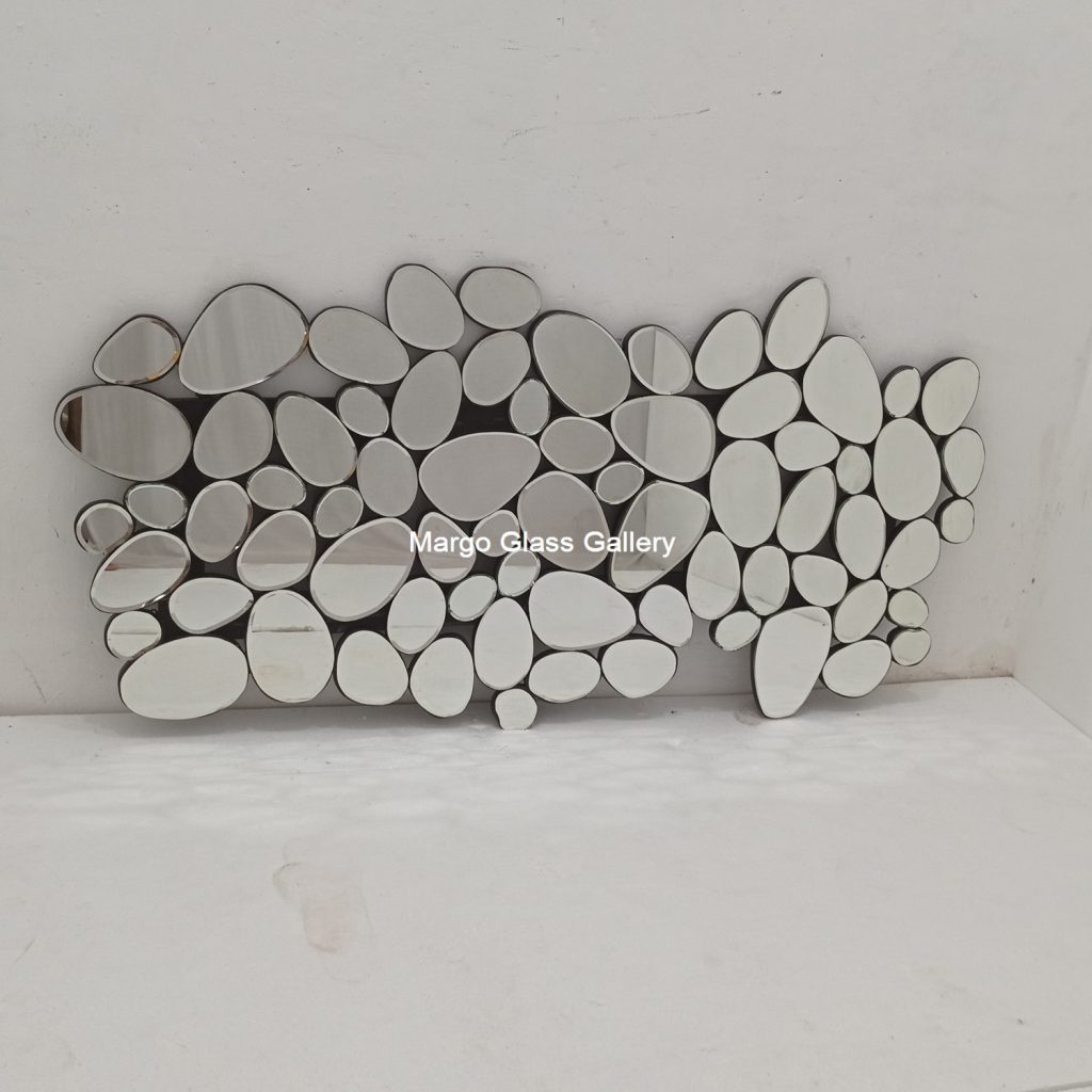 MG 004737 Bubble Modern Mirror Motif Batu Abstrak Uk 160 cm x 80 cm – Premium decorative mirror mirror premium quality glass with ornate frame handcrafted in Indonesia