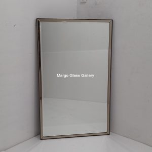 Wall Mirror Decor Minimalis List Brown MG 004746