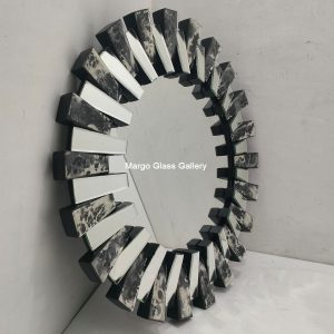 MG 004749 Sun Burn Mirror 100cm 3D – Luxury decorative mirror mirror premium quality glass with ornate frame handcrafted in Indonesia