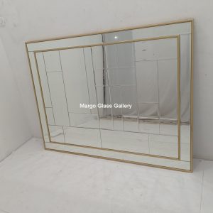 Modern Mirror Bevel uk 120 cm x 160 cm – Elegant decorative mirror mirror premium quality glass with ornate frame handcrafted in Indonesia