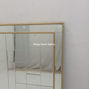 Modern Mirror Bevel uk 120 cm x 160 cm – Classic decorative mirror mirror premium quality glass with ornate frame handcrafted in Indonesia