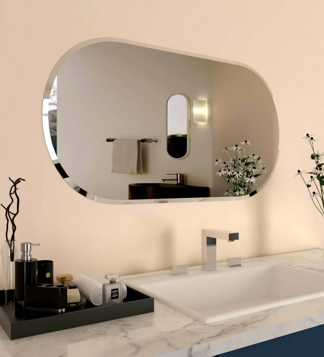 Frameless Mirror
