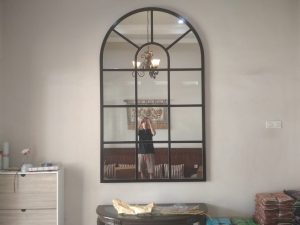Wall Mirror Decor Frame Finish Black