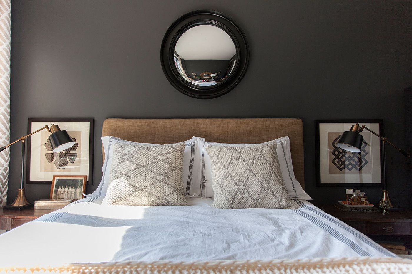 Convex Mirror In The Bedroom