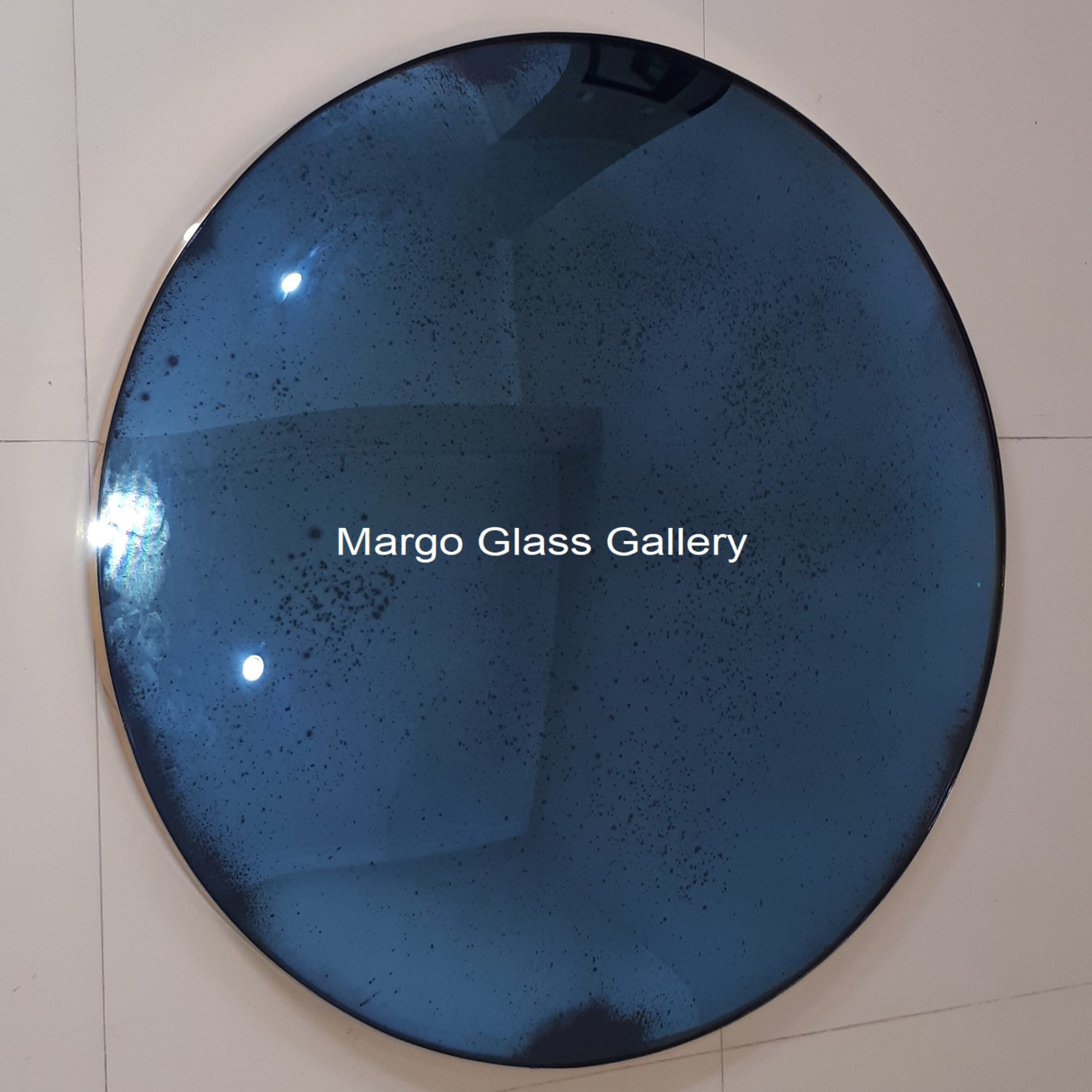 Blue Convex Mirror