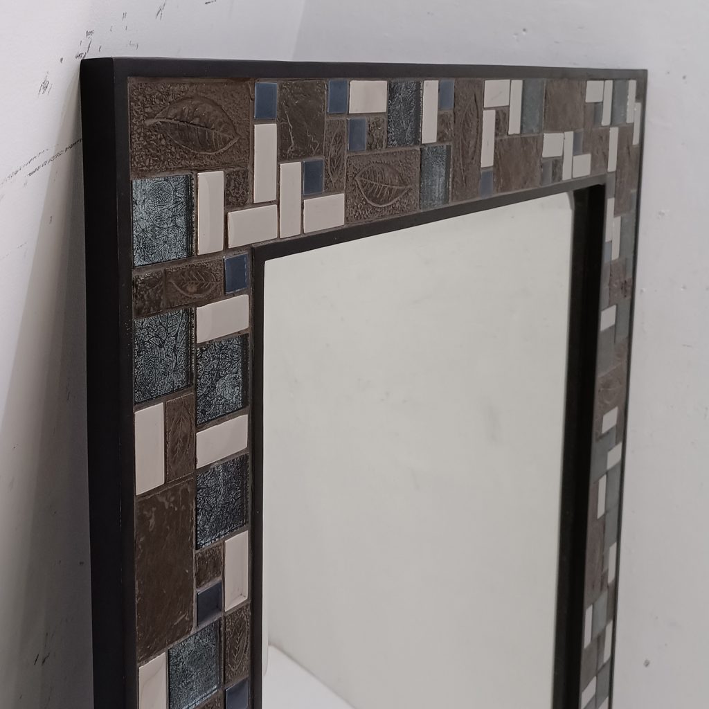 Ceramic Wall Decor Uk 122 cm x 82 cm – Luxury handcrafted mirror premium quality glass with ornate frame handcrafted in Indonesia
