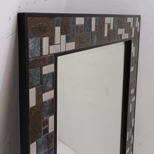 Ceramic Wall Decor Uk 122 cm x 82 cm – Luxury handcrafted mirror premium quality glass with ornate frame handcrafted in Indonesia