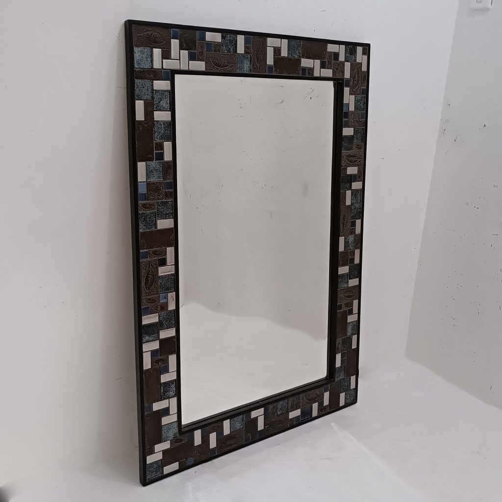 Ceramic Wall Decor Uk 122 cm x 82 cm – Premium handcrafted mirror premium quality glass with ornate frame handcrafted in Indonesia