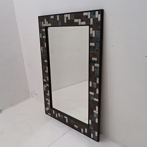 Ceramic Wall Decor Uk 122 cm x 82 cm – Elegant handcrafted mirror premium quality glass with ornate frame handcrafted in Indonesia