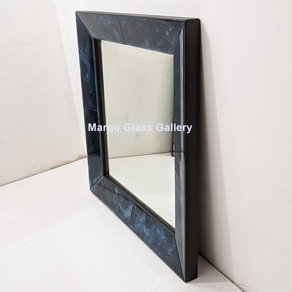 MG 004756 Wall Mirror Baki List Blue Overall 113 cm x 113 cm List 15 cm tebel 7 cm – Artisan decorative mirror mirror premium quality glass with ornate frame handcrafted in Indonesia