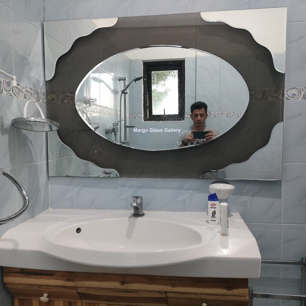 MG 004777 recta bathroom mirror 120x80cm – Classic decorative mirror mirror premium quality glass with ornate frame handcrafted in Indonesia