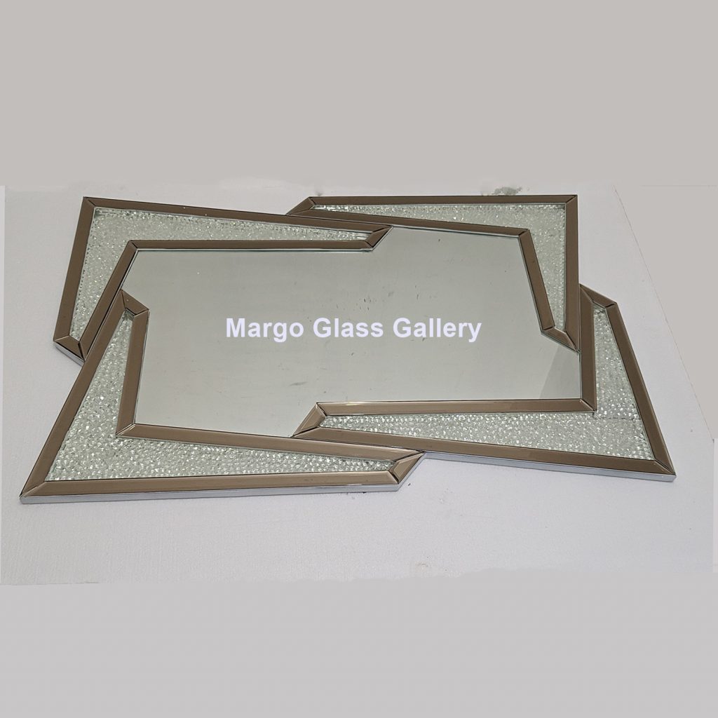 MG 004779 Cermin Modern Cristal List Brown 122 cm x 79 cm – Artisan handcrafted mirror premium quality glass with ornate frame handcrafted in Indonesia