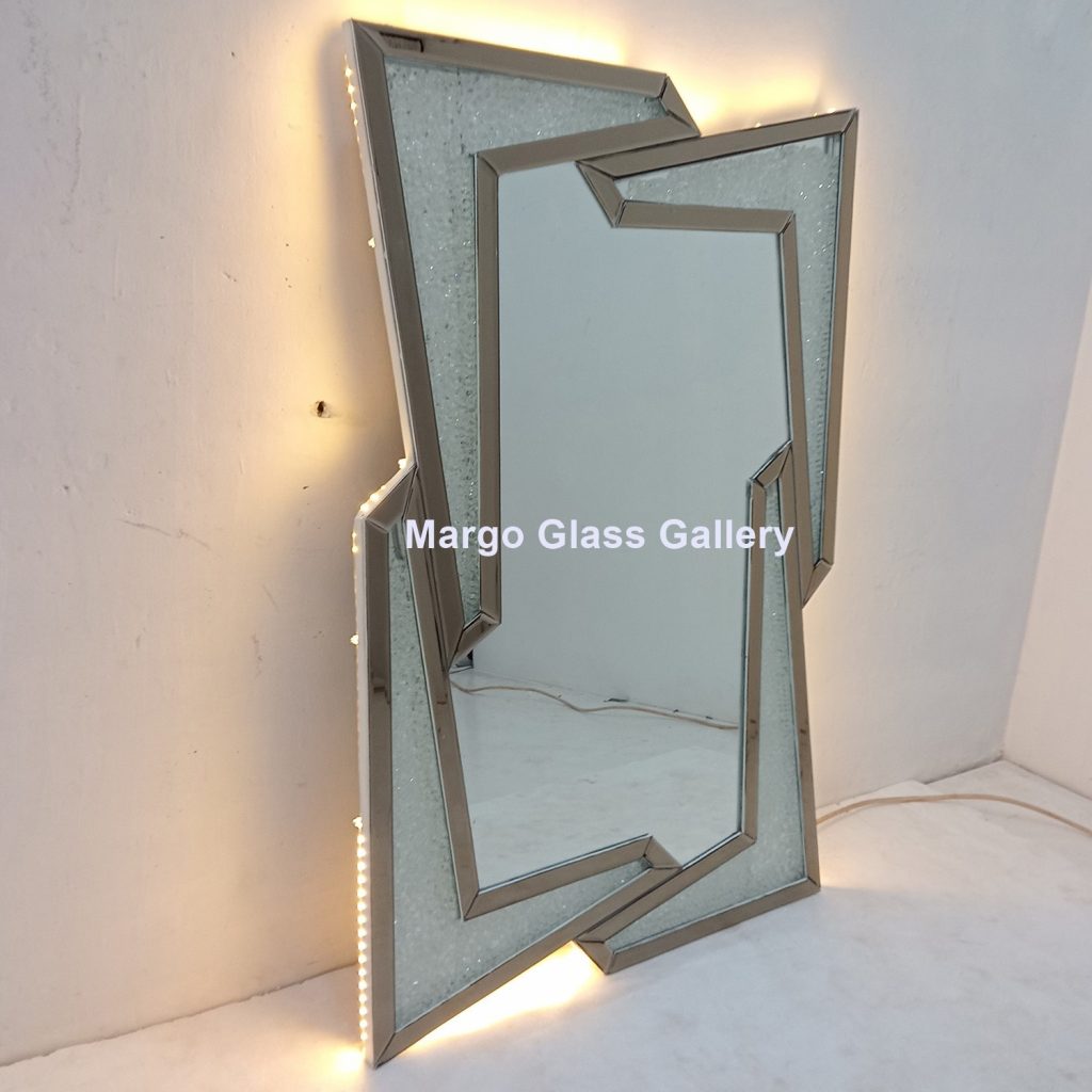 MG 004779 Cermin Modern Cristal List Brown 122 cm x 79 cm – Luxury handcrafted mirror premium quality glass with ornate frame handcrafted in Indonesia