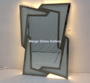 MG 004779 Cermin Modern Cristal List Brown 122 cm x 79 cm – Elegant handcrafted mirror premium quality glass with ornate frame handcrafted in Indonesia