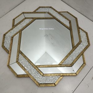 Octagonal Crystal Wall Mirror MG 004780