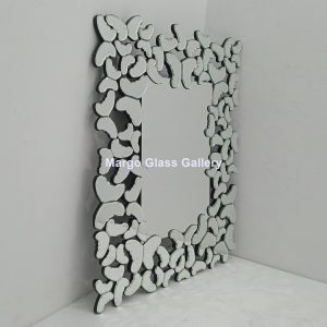 MG 004783 Modern mirror butterfly 100×80 cm – Artisan decorative mirror mirror premium quality glass with ornate frame handcrafted in Indonesia