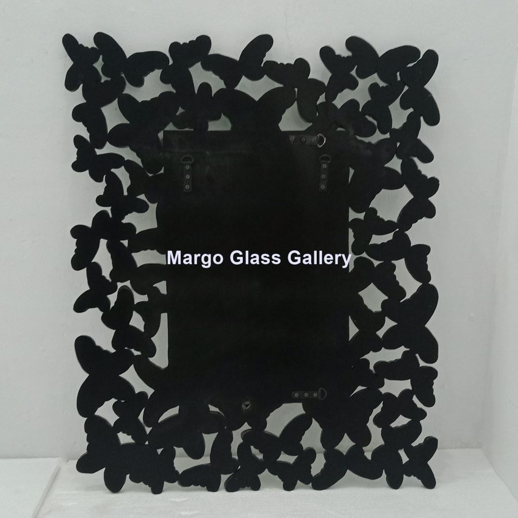 MG 004783 Modern mirror butterfly 100×80 cm – Luxury decorative mirror mirror premium quality glass with ornate frame handcrafted in Indonesia