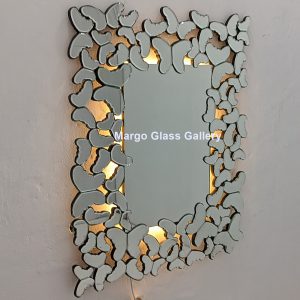 MG 004783 Modern mirror butterfly 100×80 cm – Classic decorative mirror mirror premium quality glass with ornate frame handcrafted in Indonesia