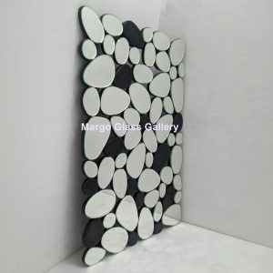 MG 004784 Modern Mirror Wall Stone Uk 120 cm x 80 cm – Premium decorative mirror mirror premium quality glass with ornate frame handcrafted in Indonesia